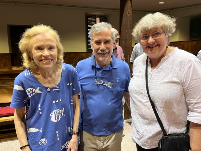 Janet Gardner, Fred Millner & Carol Walz